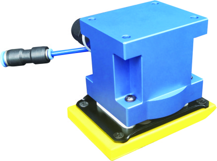 Orbital pneumatique pneumatique de ponceuse de bloc de Jitterbug humide de 5 po avec la machine de crochet et de boucle de tuyau d'eau