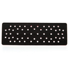 Tampon de ponçage de 70 mm x 198 mm, 33 trous - Pour les ponceuses orbitales orbitales et aléatoires - Crochet et boucle de boucle 